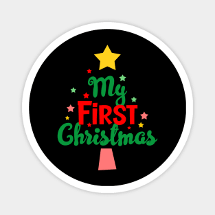 Christmas Tree Baby Magnet